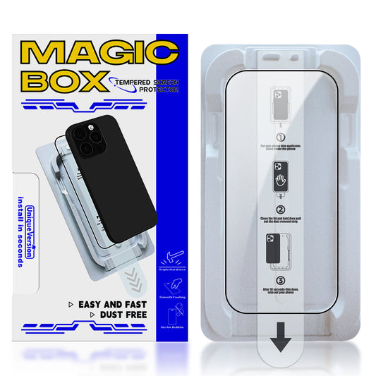 iPhone 17 Air Magic Box 2-Pack Härdat Glas Skärmskydd – Enkel installation • Kristallklart skydd • 2 skyddsfilmer