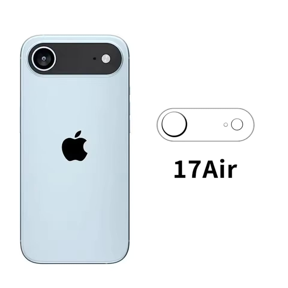 iPhone 17 Air – Transparent MagSafe-fodral med dubbla kameraskydd: Separata linskåpor och fullramsskydd