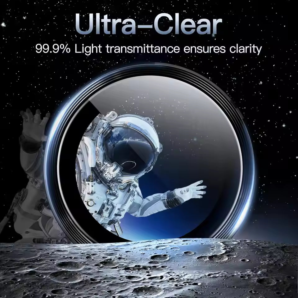 iPhone 17 Pro Max – Transparent MagSafe-fodral med dubbla kameraskydd: Separata linskåpor och fullramsskydd