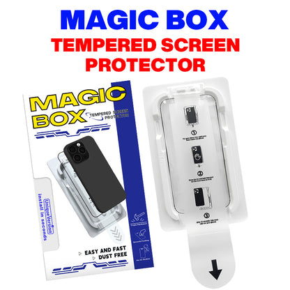 3-i-1-paket med komplett skydd för iPhone 17 air | Magic Box skärmskydd + dubbla kameralinsskydd + transparent MagSafe-skal