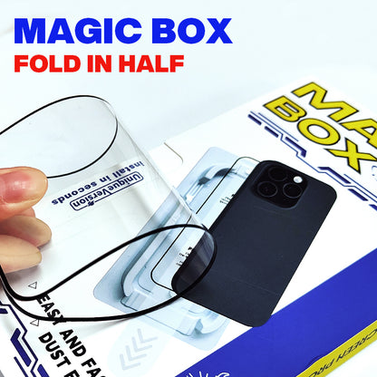 3-i-1-paket med komplett skydd för iPhone 17 | Magic Box skärmskydd + dubbla kameralinsskydd + transparent MagSafe-skal