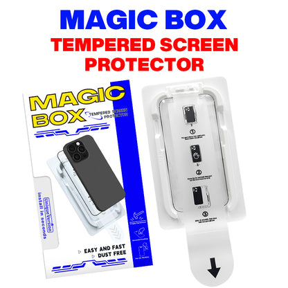 iPhone 17 Magic Box 2-Pack Härdat Glas Skärmskydd – 2 Skyddsfilmer, Enkel Installation & Kristallklart Skydd