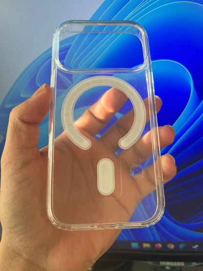 iPhone 17 Pro 3-i-1 Skyddspaket – Transparent MagSafe Skal + Kameralinsskydd i Ram + 3x Linsskydd