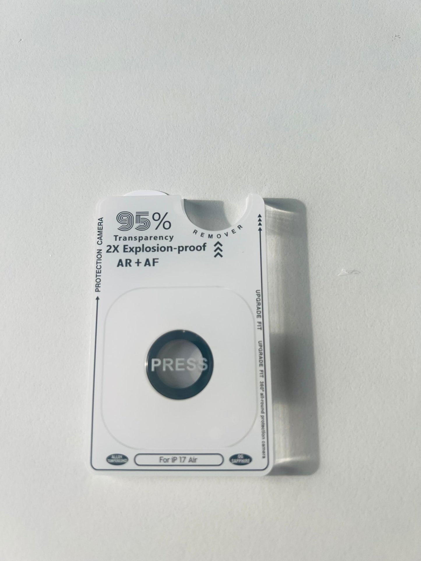 iPhone 17 Air – Transparent MagSafe-fodral med dubbla kameraskydd: Separata linskåpor och fullramsskydd