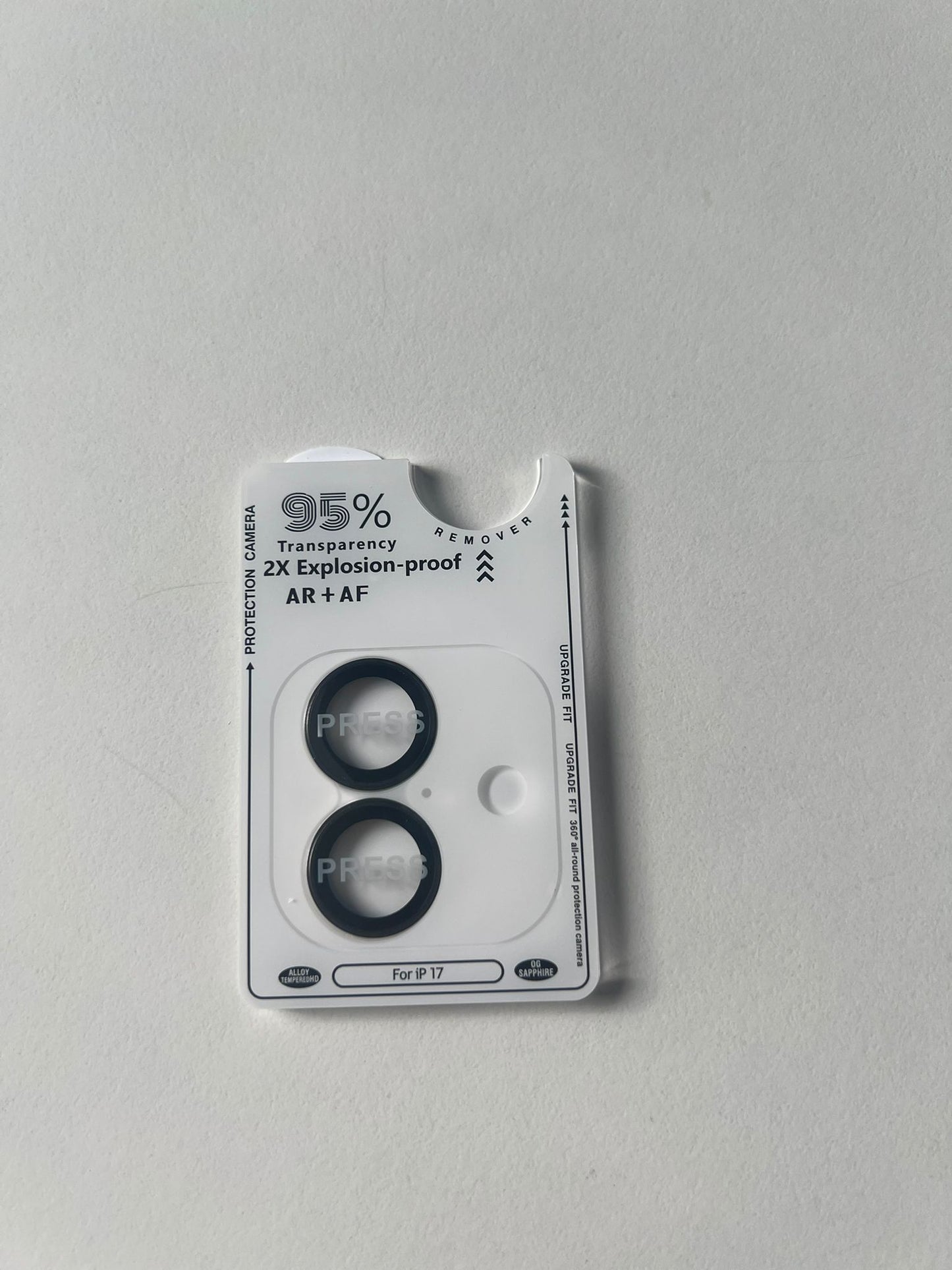 iPhone 17 3-i-1 skyddspaket – Transparent MagSafe-fodral + kameraram skydd + separata linskydd