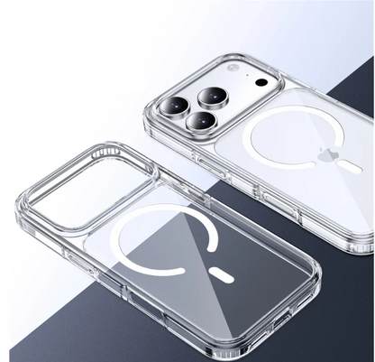 3-i-1-paket med komplett skydd för iPhone 17 pro max | Magic Box skärmskydd + dubbla kameralinsskydd + transparent MagSafe-skal