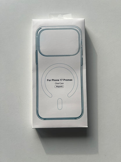 iPhone 17 Pro Max 3-i-1 Skyddspaket – Transparent MagSafe Skal + Kameraskydd i Ram + 3x Linsskydd