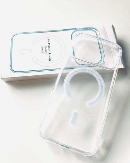 iPhone 17 Pro Max 3-i-1 Skyddspaket – Transparent MagSafe Skal + Kameraskydd i Ram + 3x Linsskydd