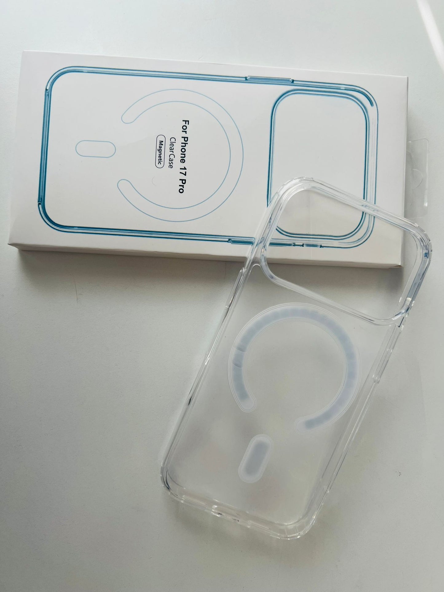 iPhone 17 Pro 3-i-1 Skyddspaket – Transparent MagSafe Skal + Kameralinsskydd i Ram + 3x Linsskydd