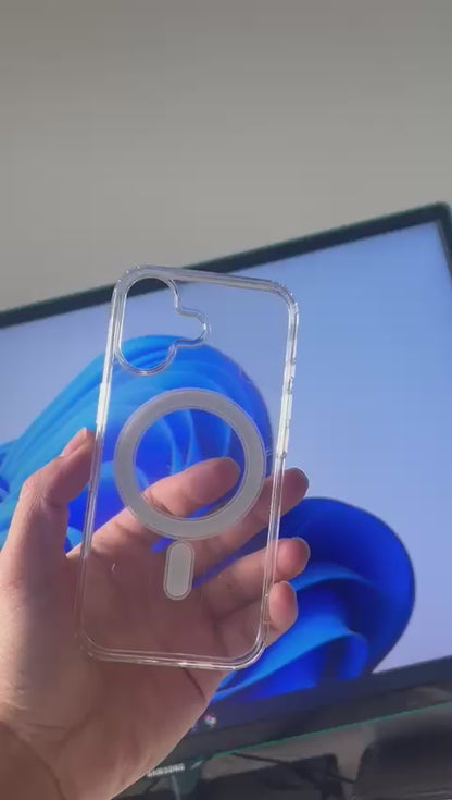 iPhone 17 3-i-1 skyddspaket – Transparent MagSafe-fodral + kameraram skydd + separata linskydd