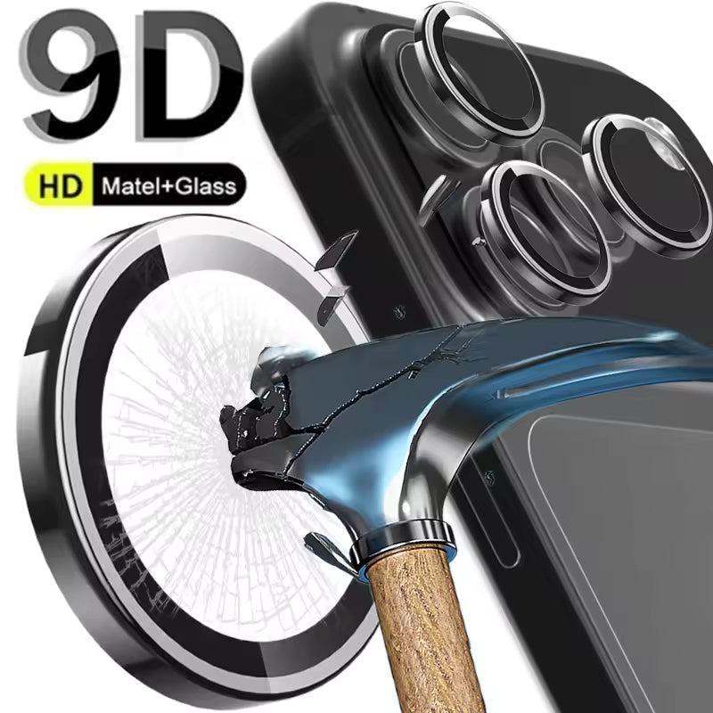 iPhone 17 Pro Max – Transparent MagSafe-fodral med dubbla kameraskydd: Separata linskåpor och fullramsskydd